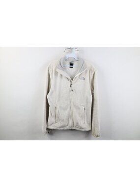 Vintage Y2K The North Face Womens Large Shag Monkey Fleece Jacket Cream